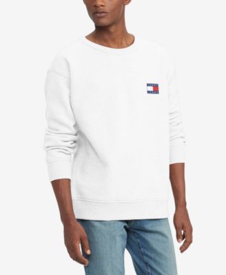 tommy hilfiger white sweatshirt mens