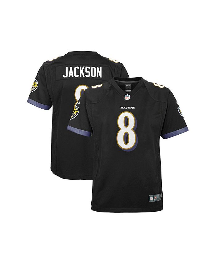 Nike Big Boys and Girls Baltimore Ravens Lamar Jackson Game Jersey - Macy's