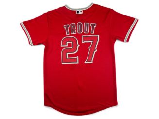 Nike Preschool Big Boys Mike Trout White Los Angeles Angels Home Replica  Player Jersey - Macy's