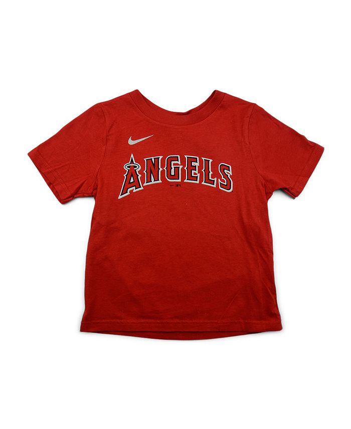 Nike - Los Angeles Angels Mike Trout Toddler Name and Number Player T-Shirt