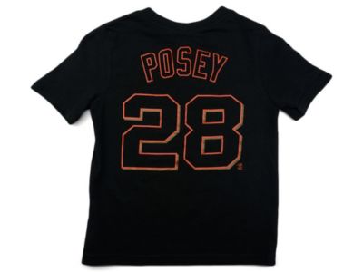 Nike - San Francisco Giants Buster Posey Little Boys Name and Number Player T-Shirt