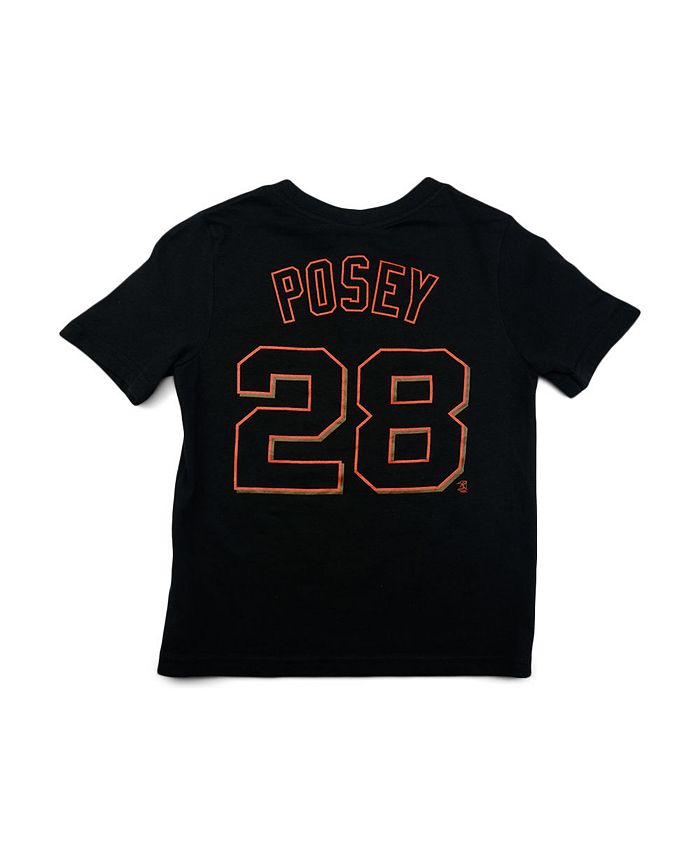 Nike San Francisco Giants Buster Posey Little Boys Name and Number