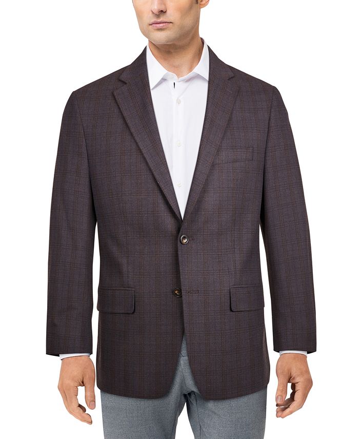 Michael Kors Men's Modern-Fit Patterned Blazer & Reviews - Blazers & Sport  Coats - Men - Macy's