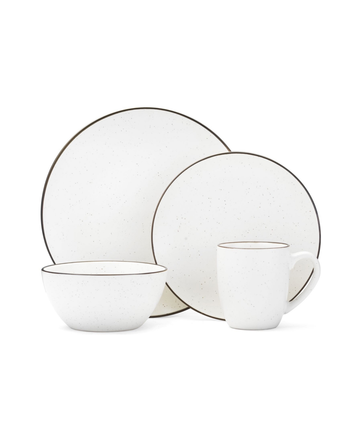 Gourmet Basics by Mikasa juliana cream 16 pc dinnerware set, service for 4 - Cream