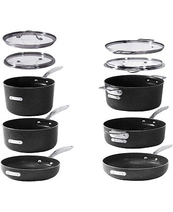 Granite Stone Diamond - StackMaster Nonstick Diamond and Mineral Infused Coating 10-Pc. Cookware Set