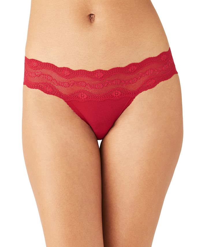 b.tempt'd b.adorable Lace-Waistband Bikini Underwear 932182 - Macy's