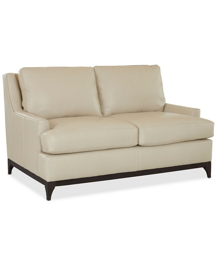 Macy's Skylee 65" Leather Loveseat, Created for Macy's Macy's