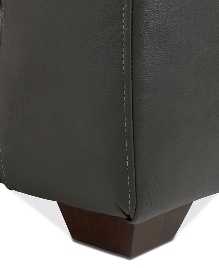 Macy's CLOSEOUT! Dester 64" Leather Loveseat, Created for Macy's Macy's