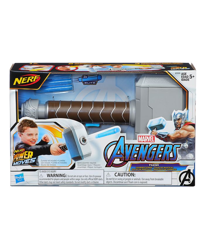Nerf Power Moves Marvel Avengers Thor Hammer Strike Toy Kids Roleplay Toy & Reviews - Home - Macy's