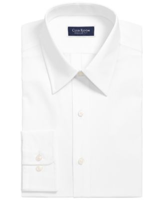 Club Room Men's Classic/Regular-Fit Solid Dress Shirt, Created for Macy ...