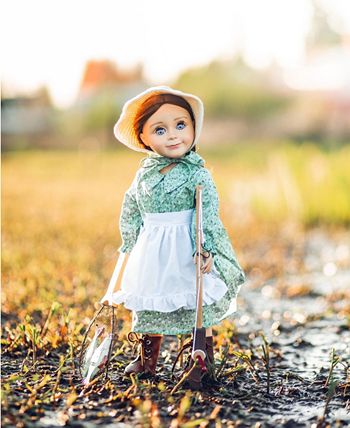 The Queen's Treasures 18" Doll Fishing Set - Pole, Net, 3 Fish & Bucket, Compatible With American Girl Doll Accessories - View #7