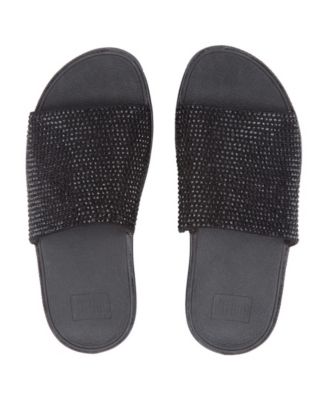 FitFlop Women's Ginny Glitz Pool-Slide 