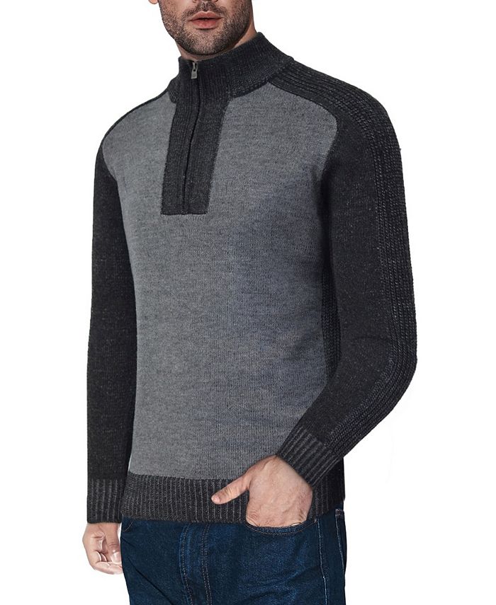 X-Ray Men's Quarter-Zip Pullover Sweater & Reviews - Men - Macy's