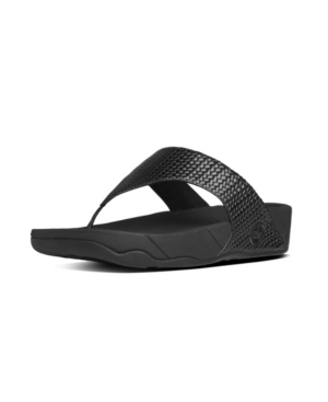 image of FitFlop Women-s Lulu Weave Wedge Sandal Women-s Shoes