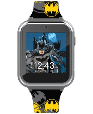 image of Accutime Kid-s Batman Silicone Strap Touchscreen Smart Watch 46x41mm