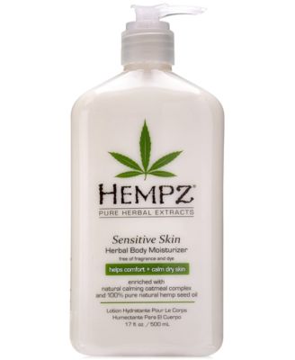 Hempz - Sensitive Skin Herbal Body Moisturizer, 17 oz.