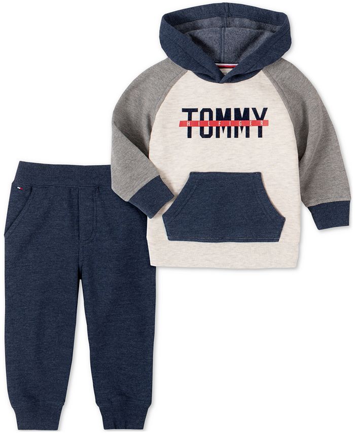 cykel Ampere Tilbagetrækning Tommy Hilfiger Baby Boys 2-Pc. Fleece Logo Hoodie & Jogger Pants Set -  Macy's