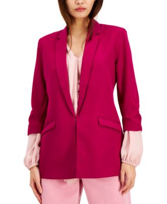 macy's plus size blazers
