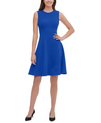 Tommy Hilfiger Sleeveless Fit & Flare Dress - Macy's