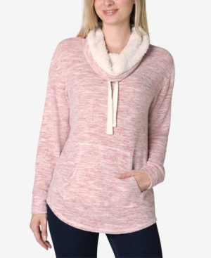 image of Ultra Flirt Juniors- Faux-Sherpa Lined Sweatshirt