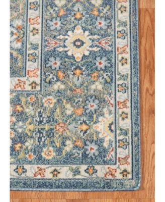 Bohemian BHM-7 Blue 5'1" x 7'6" Outdoor Area Rug