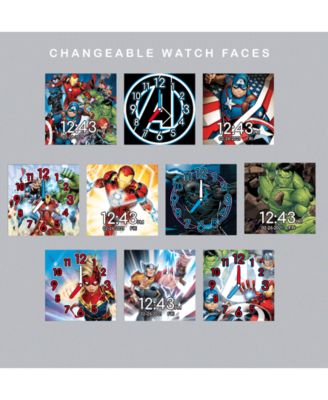 Kid's Avengers Silicone Strap Touchscreen Smart Watch 46x41mm