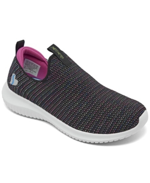image of Skechers Big Girl-s Stretch Flex - Standing Ovation Slip-on Sporty Casual Sneakers from Finish Line