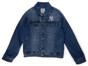 Outerstuff New York Yankees Youth Girls Denim Jacket
