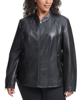 patent leather jacket plus size