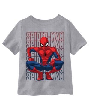 Must Have Marvel Little Boys Spiderman Repeat Short Sleeve Tee From Marvel Fandom Shop - kids spiderman face t shirt roblox