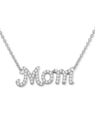 diamond mom necklaces