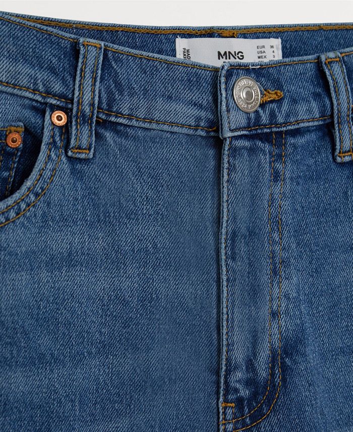 MANGO Mom-Fit Jeans - Macy's