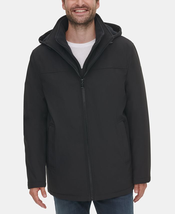 behalve voor Wie bubbel Calvin Klein Men's Infinite Stretch Jacket With Polar Fleece Lined Bib &  Reviews - Coats & Jackets - Men - Macy's