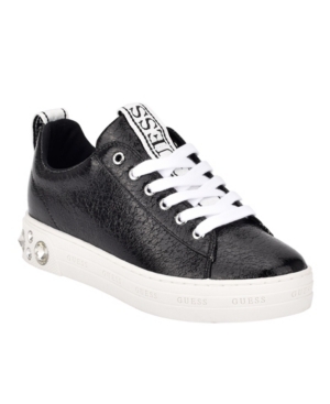 image of Guess Women-s Rivet Lace-up Sneakers Women-s Shoes
