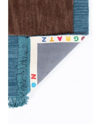 Atticus ATC-4 Navy 5' x 7' Area Rug