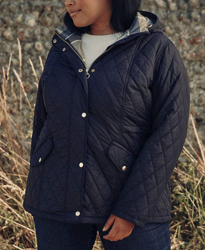 Barbour Women's Millfire Hooded Quilted Coat