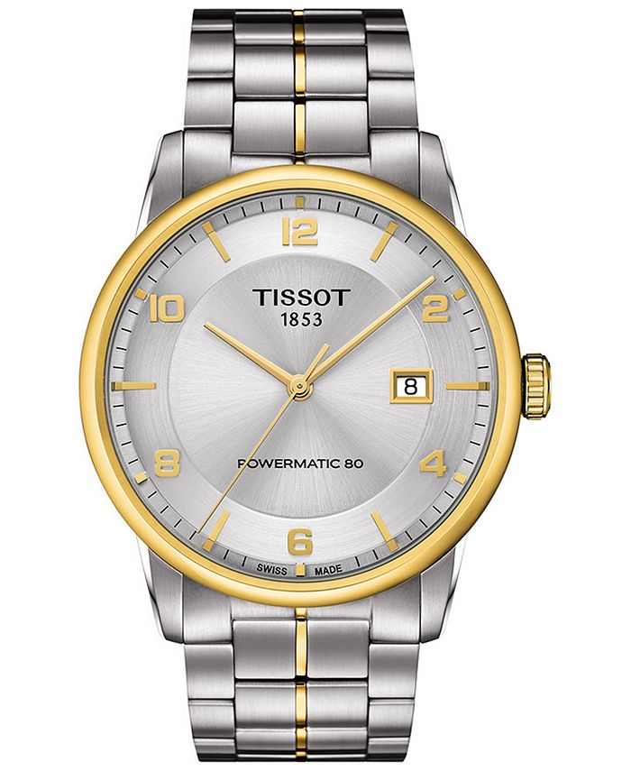 Tissot men's sale luxury powermatic 80