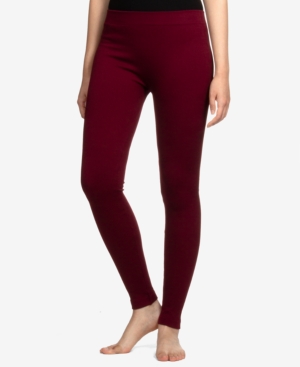 image of Hippie Rose Juniors- Ribbed-Knit Fleece-Lined Leggings