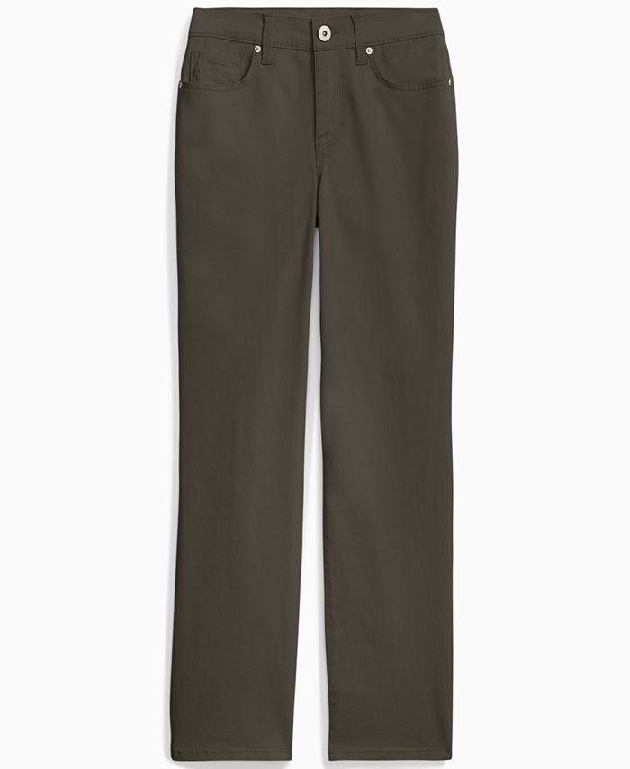 Style & Co High-Rise Natural Straight-Leg Jeans, Created For Macy's ...