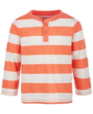 image of First Impressions Toddler Boys Long-Sleeve Rugby Henley, Created for Macy-s