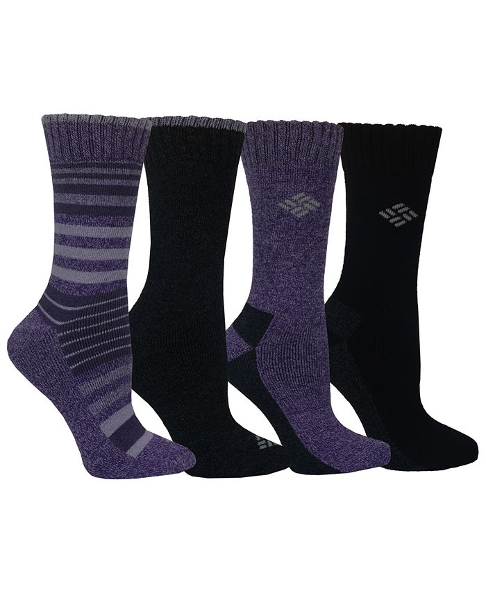 Columbia Women's MoistureControl Assorted 4pk Crew Socks Macy's