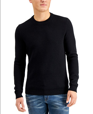 Michael Kors Men's Regular-Fit Textured Stitch Sweater, Created for ...