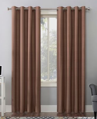 Duran Thermal Insulated 100% Blackout Grommet Curtain Panel, 50" x 95