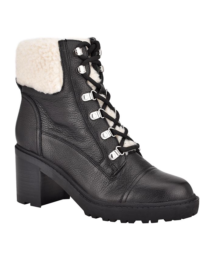 Marc fisher lace up booties hotsell
