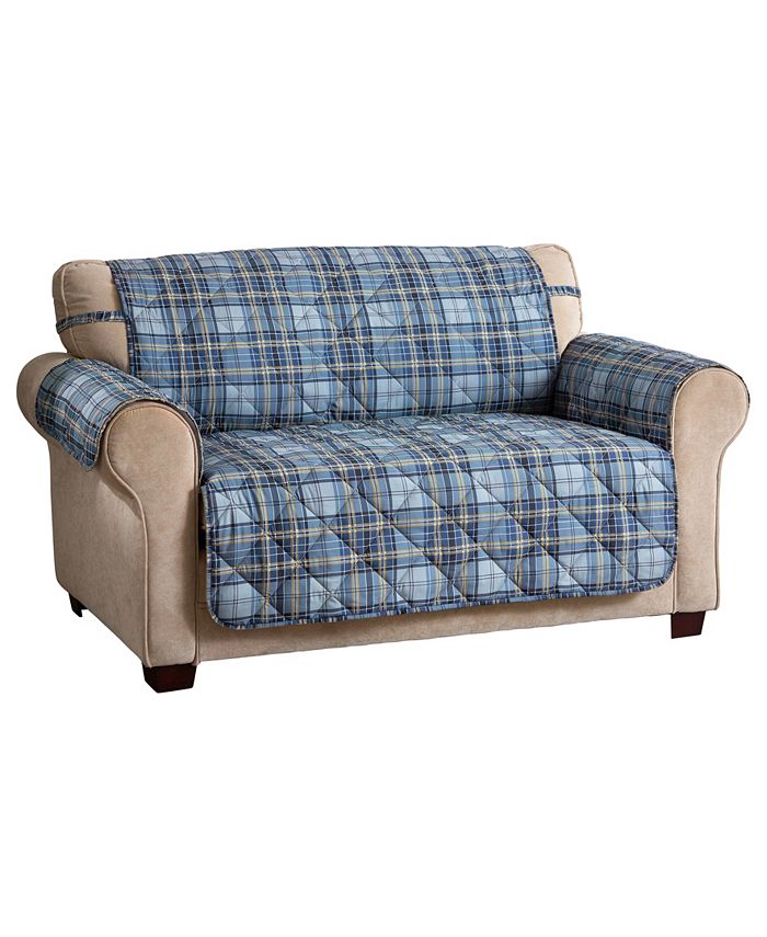 P/Kaufmann Home Tartan Plaid Loveseat Cover Macy's