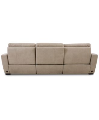 Gabrine 3-Pc. Leather Sofa with 2 Power Recliners, Created for Macy's