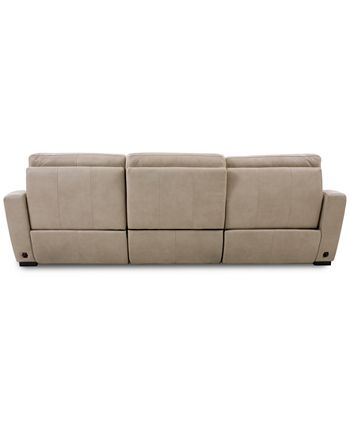 Furniture - Gabrine 3-Pc. Leather Sofa with 2 Power Recliners