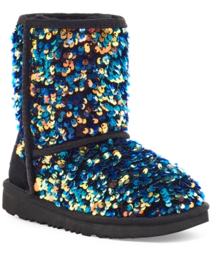 image of Ugg Kids Classic Stellar Sequin Boots