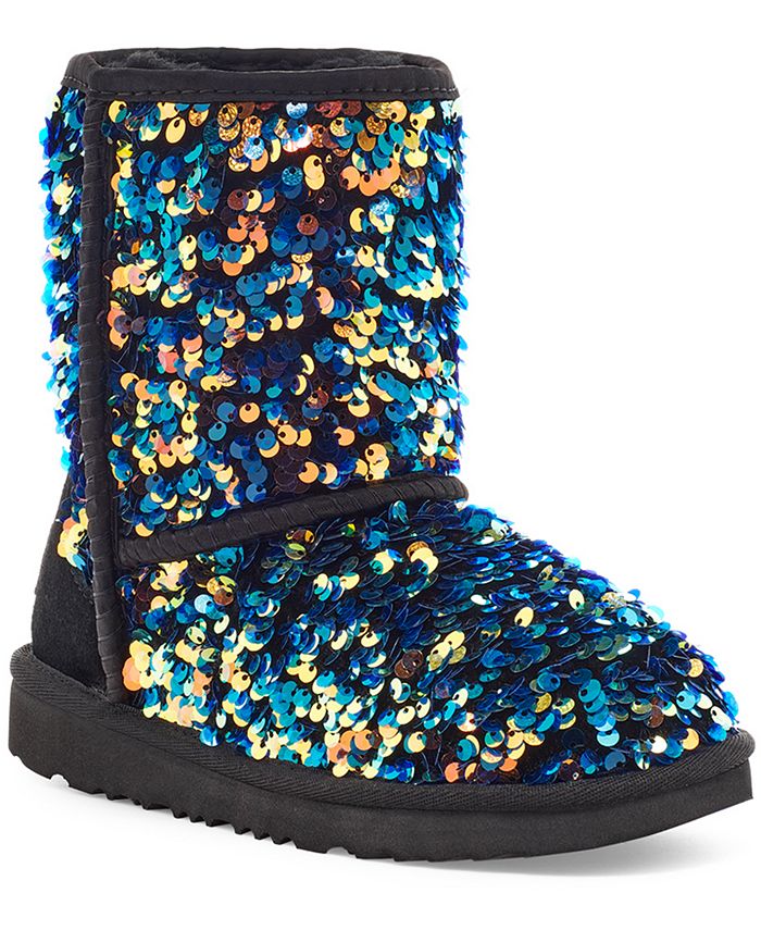 UGG Classic Short Sequin Sparkles Stars Boots NEW
