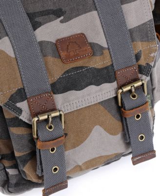 Camo Canvas Crossbody Bag